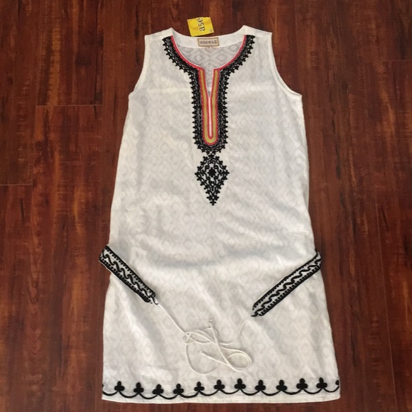 Aseesa Boho Aztec Belted Dress or Tunic - Picture 1 of 8